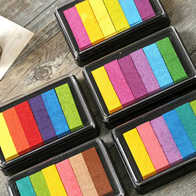 Градиентные печати украшения для запечатывания разные цвета Inkpad DIY Инструменты