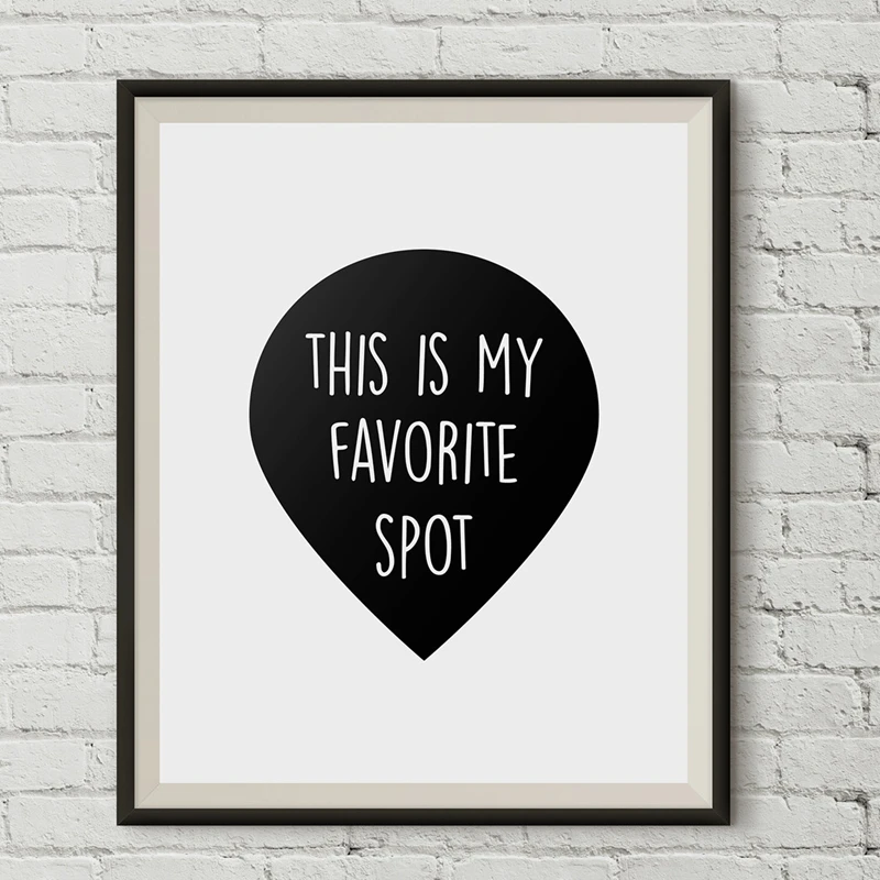 Любимая Настенная картина для детской комнаты с пятнами искусство Картина на