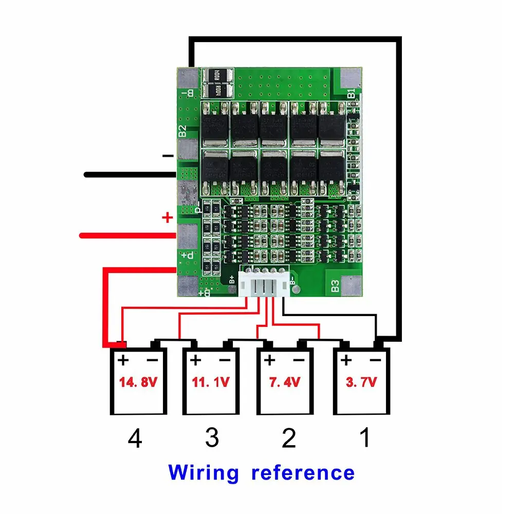 Aihasd 4S 30A 12 В литий Железный фосфат LiFePO/LFP аккумулятор BMS упаковка PCB плата защиты
