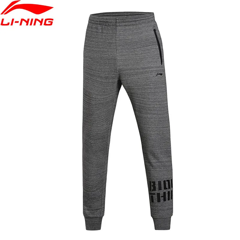 (Зазор) Li Ning мужские баскетбольные спортивные штаны теплые обычные 100% хлопок