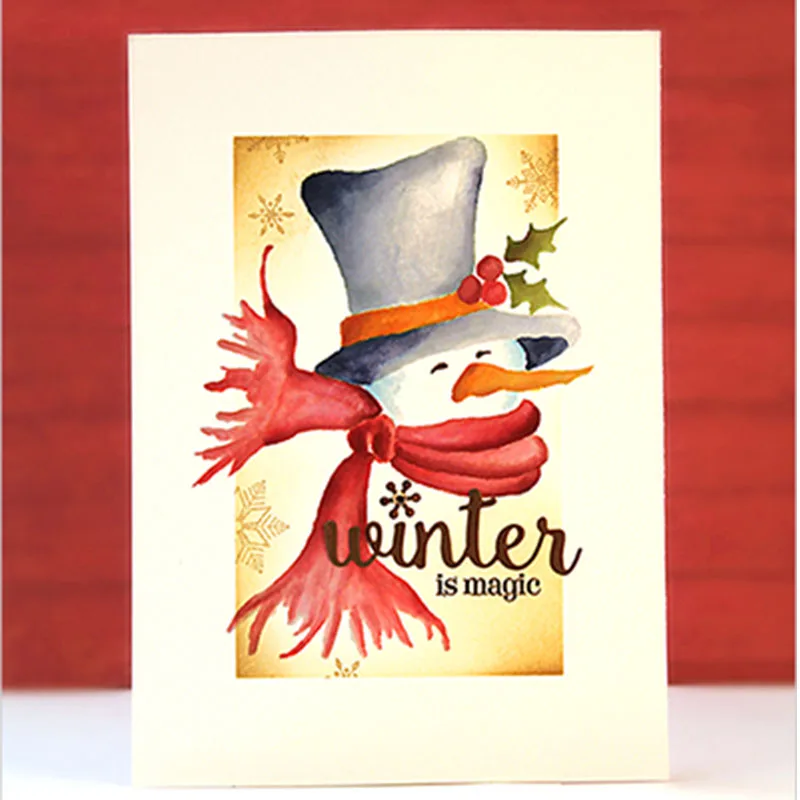 

Winter Joyful Calm Letters Metal Cutting Dies Stencil for DIY Scrapbooking Album Decorative Embossing Paper Card Crafts Die Cuts