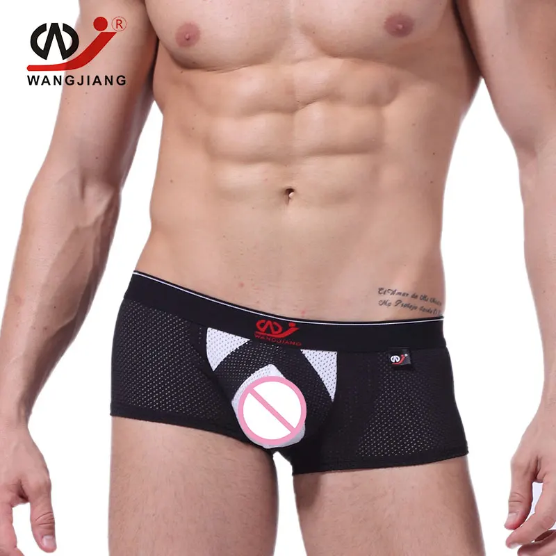 3 шт./лот нейлоновые мужские трусы боксеры высококачественные дышащие