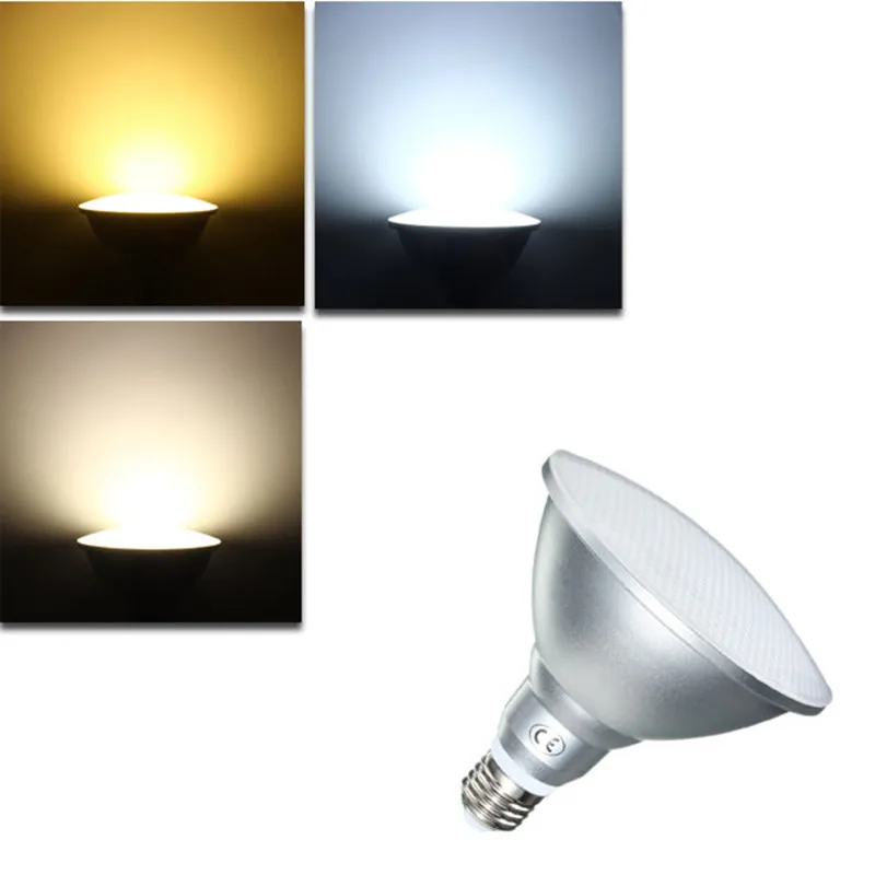 9W/12W/18W E27 PAR20 PAR30 PAR38 Waterproof IP65 LED Spot Light Bulb Lamp Indoor Lighting Dimmable AC85-265V