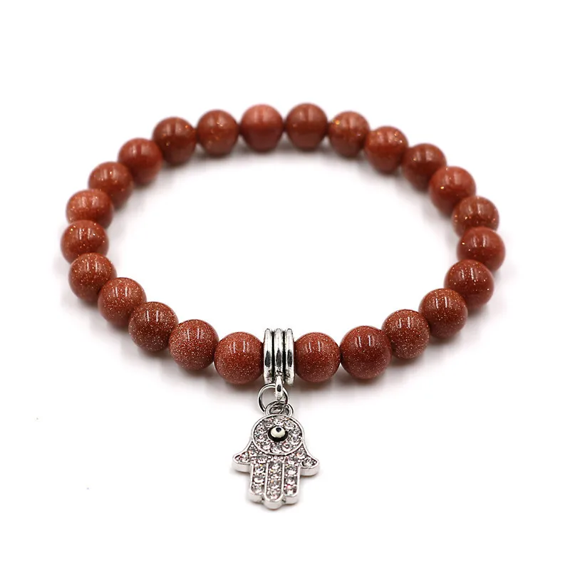 YIZIZAI новые модные браслеты с ручной подвеской Fatima женские Pulseira Masculina мужские