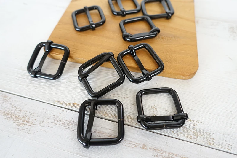 metal buckle+adjust buckle+D ring+metal dog clasp/set)quick-release buckle customized personal details diy pet supplies