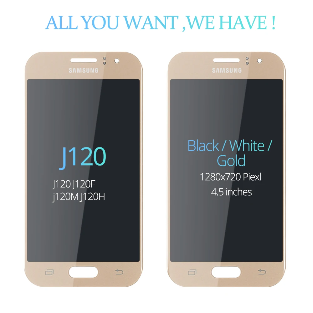 Активно-матричные осид, J120 ЖК-дисплей для samsung Galaxy J1 J120F J120DS J120G J120M J120 ЖК-дисплей Дисплей кодирующий преобразователь сенсорного экрана в сборе Замена