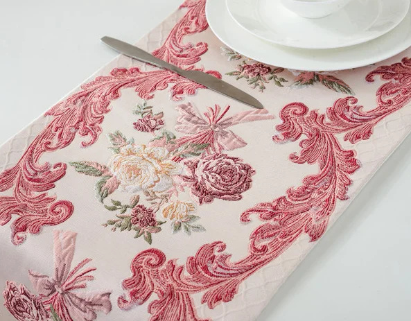 European High-grade Chenille Table Runner Modern Central Tablecloths Runners Coffee Bed Cloth Covers | Дом и сад