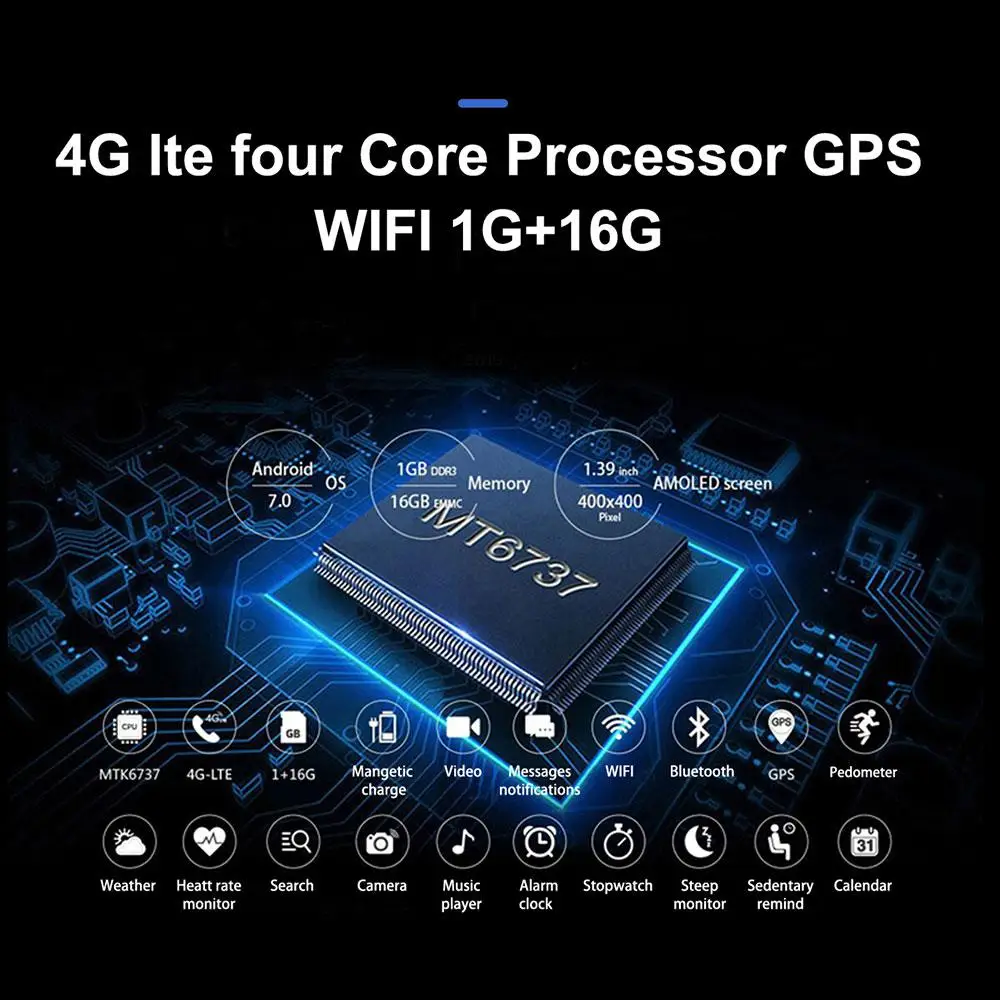 I8 4G Смарт часы телефон с камерой Шагомер монитор сердечного ритма фитнес трекер