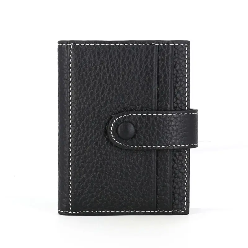 

WOONAM Women Fashion Wallet Top Hide Genuine Italy Calf Leather Short Credit Card Holder WB806