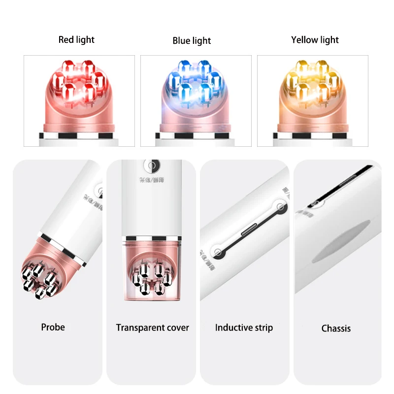 Устройство для подтяжки кожи лица омоложения и массажа лица|Устройство ухода за