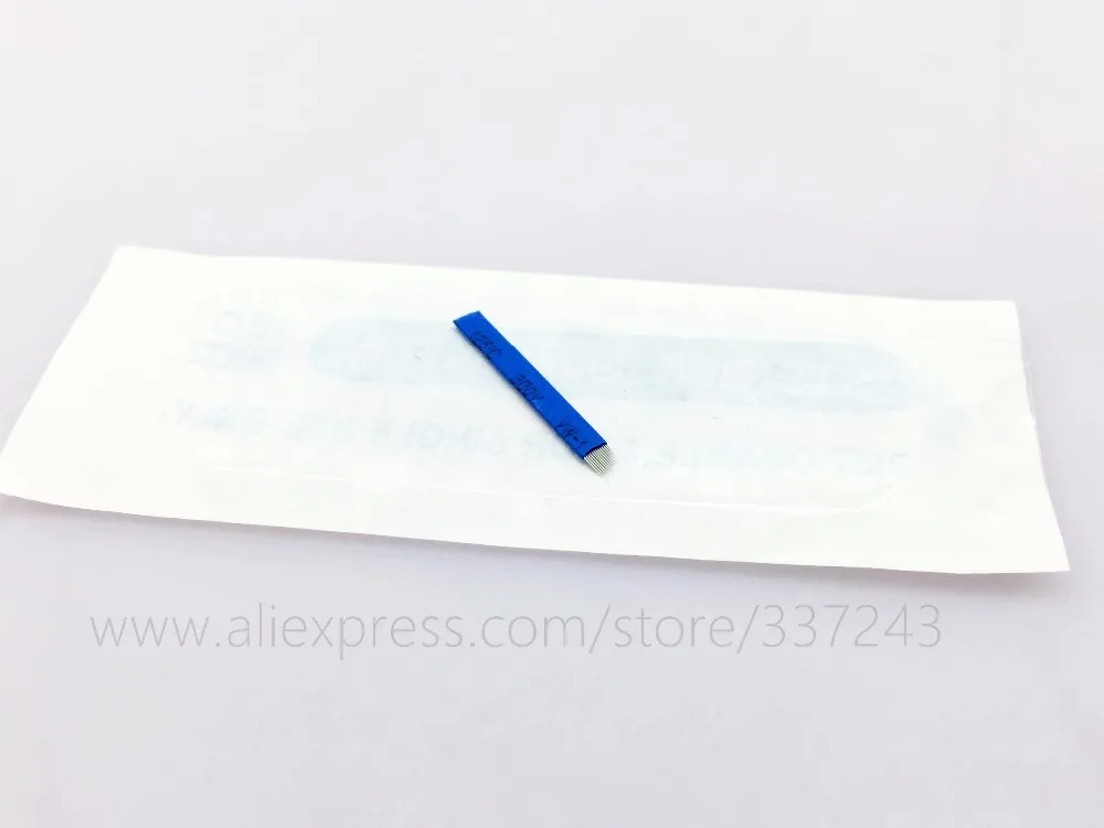 10 штук пакет 13 Pin микроблейдинг иглы тату для бровей карандаш Дерма ручка