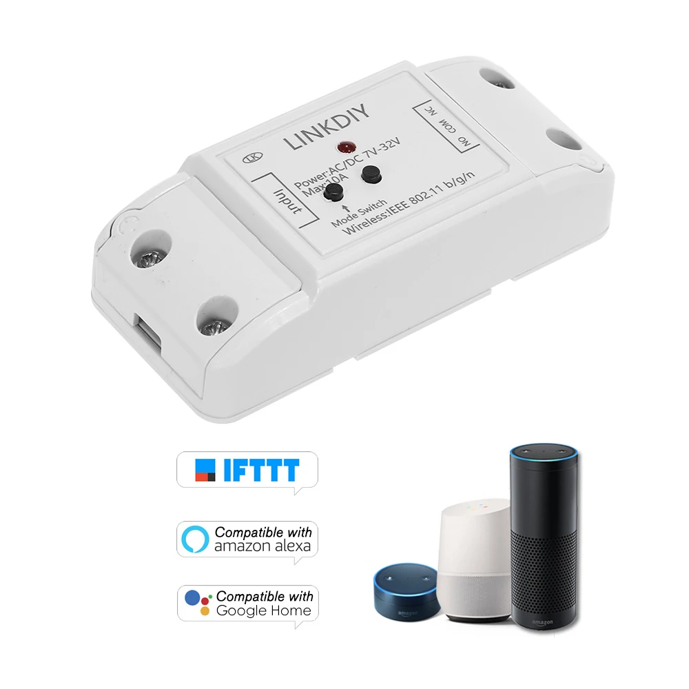 eWeLink Smart Wifi Switch Module 1CH DC/AC7-32V Wireless Timer Phone APP Remote Control for Home | Электроника