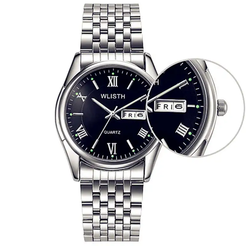 WLISTH фирменные официальные повседневные часы XF1330Watch мужские из нержавеющей стали