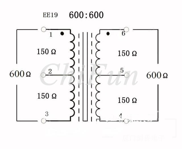 2 шт./EE19 аудио трансформатор несбалансированный балансирующий изоляционный permalloy