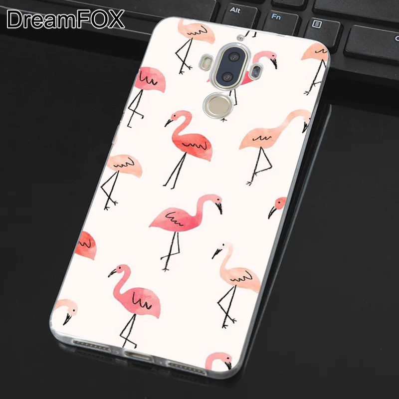 DREAMFOX M102 Фламинго Мир животных Мягкий ТПУ силиконовый чехол для huawei mate 8 9 10 20 30 Lite Pro