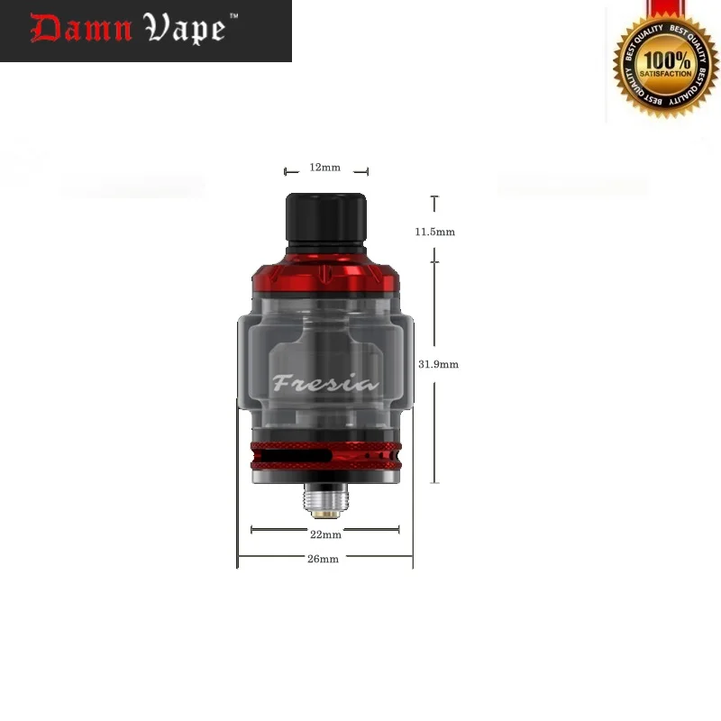 Оригинальный испаритель DamnVape freasia MTL RTA AFC бак для вейпа 22 мм атомайзер 2 мл 3 5 одна