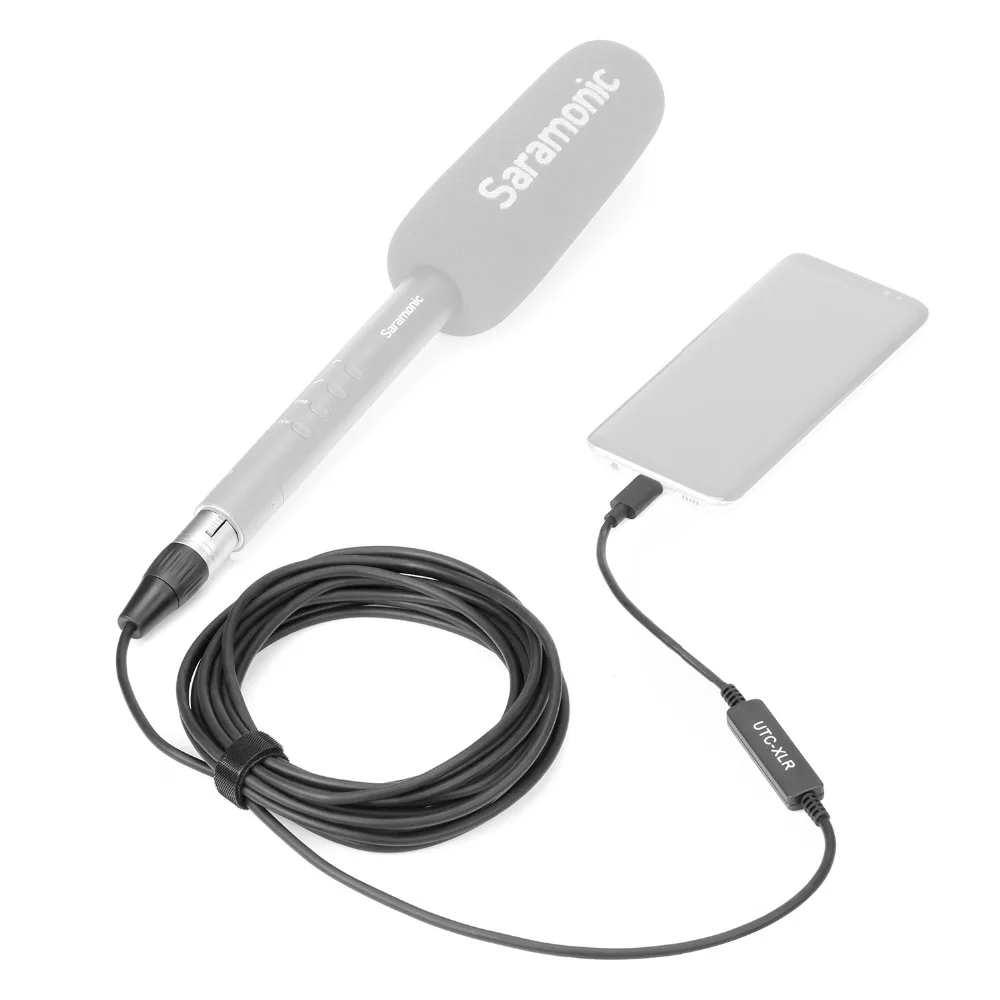 Saramonic UTC XLR 6 м Кабель адаптер с вход и USB Type C аудио интерфейс для Pro Mic смартфон