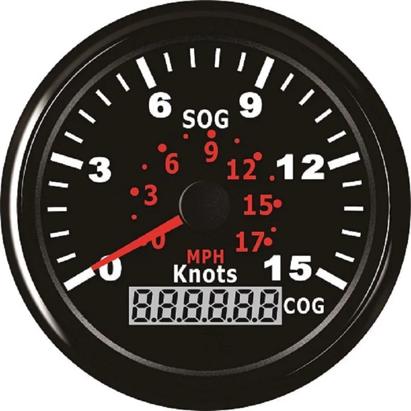 Универсальный лодочный GPS датчик скорости измеритель 0 15 узлов 17 миль/ч 9 32 В для
