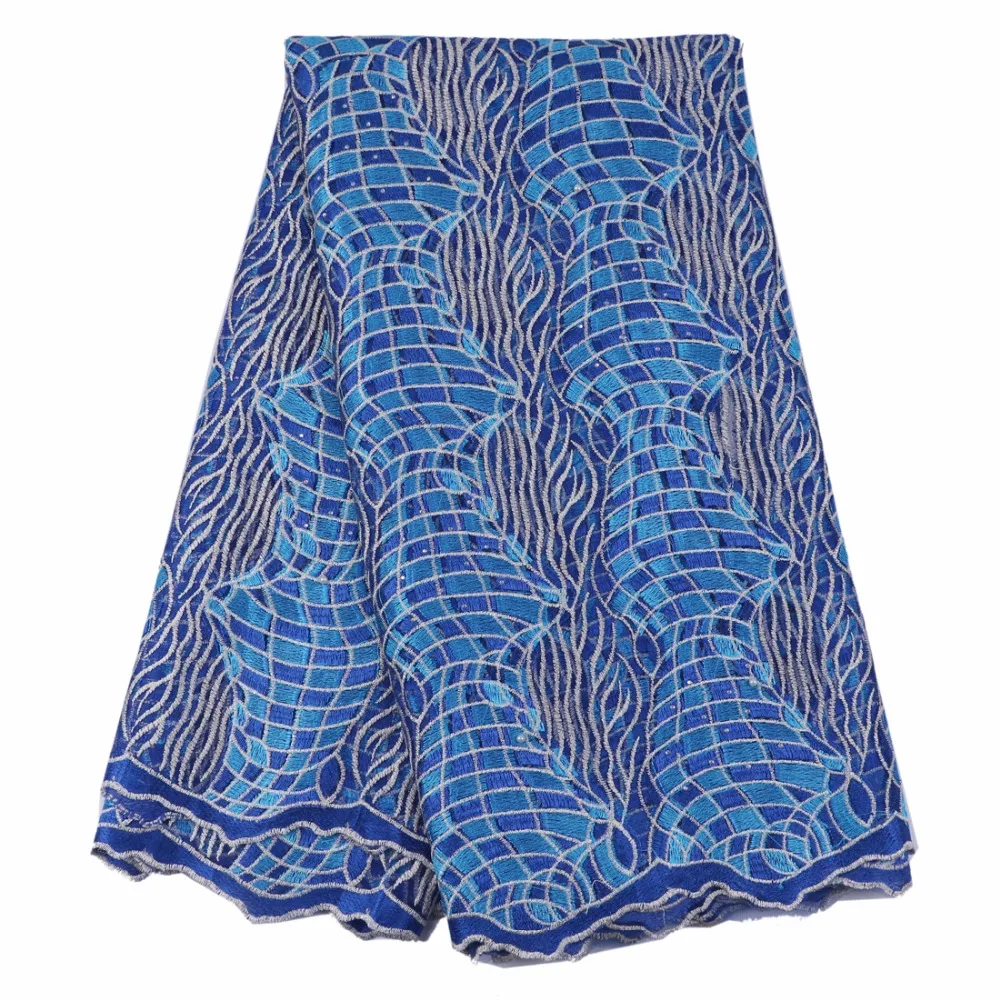 (5 Ярдов/шт) Chic 3D Дизайн Вышитые Лоскутное Тюль Кружева Органзы Ткани Французский