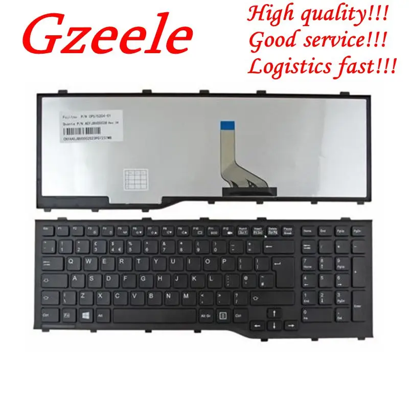 

Новая клавиатура GZEELE для ноутбука Fujitsu Lifebook A532 AH532 AH532/GFX N532 NH532 UK QWERTY (стандартная) KB010947