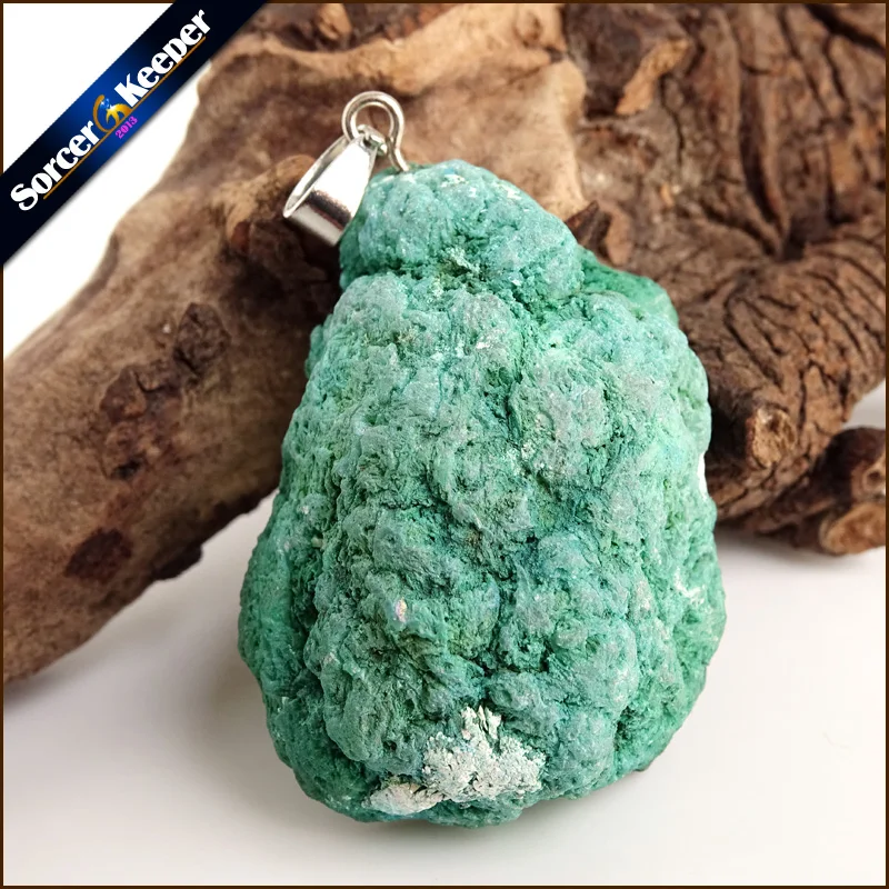 Подвеска из натурального минерального кристалла Druzy Drop маятник Чакра Подвески