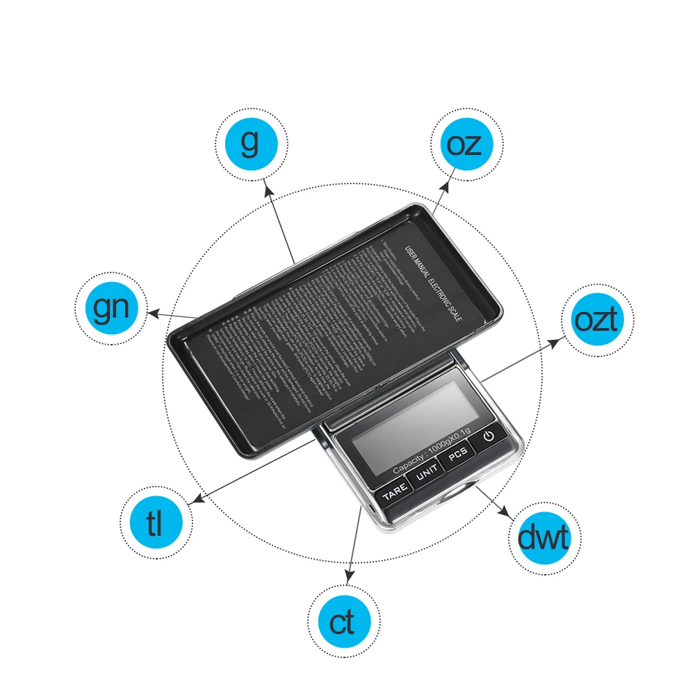 Цифровые Мини весы 1000*0 1 г карманные для ювелирных изделий электронные весы|Весы|