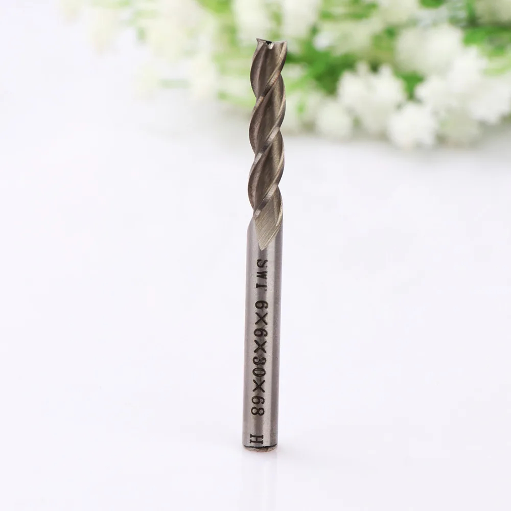 

1Pc Extra Long 6mm 3 Flute HSS & Aluminium End Mill Cutter CNC Bit Extended