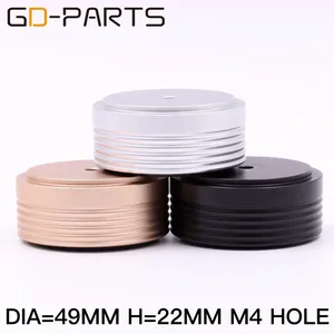GD-PARTS 49x22 мм, полностью алюминиевый изоляционный ножной усилитель, ударопрочная подставка для проигрывателя CD-радио