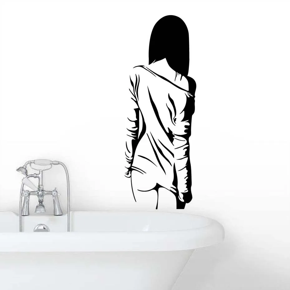 Голые сексуальные женские наклейки в стиле боди-арт для девочек спальни