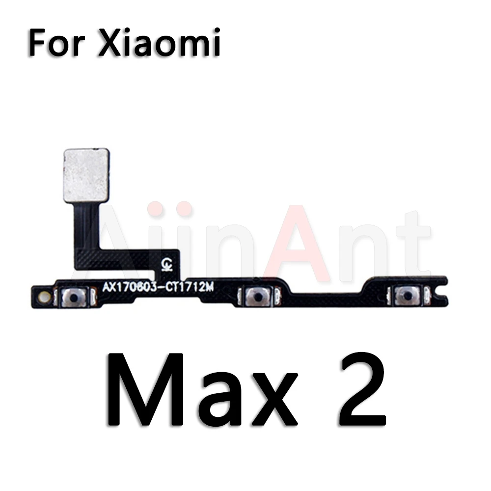 Кнопка включения и выключения звука гибкий кабель для Xiaomi mi Note Max x 1 2 2s 3 Pro A2 A1 Lite