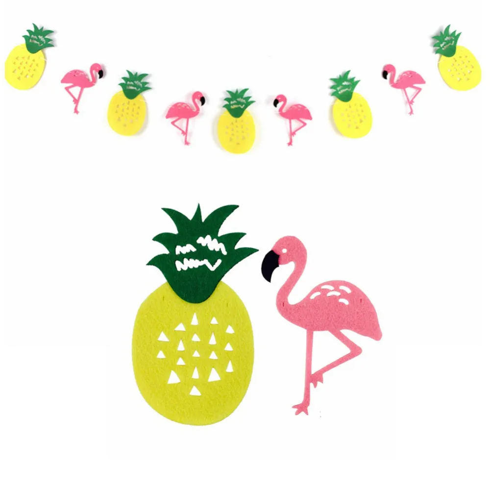

Hanging Flamingo Pineapple Banner Tropical Summer Party Decoration Birthday Luau Beach Pool Hawaiian Flamingle Theme Party Decor