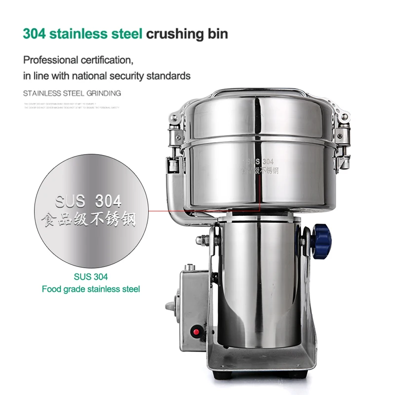 Пищевая мельница для специй трав соль риса кофейные зерна какао кукуруза перца