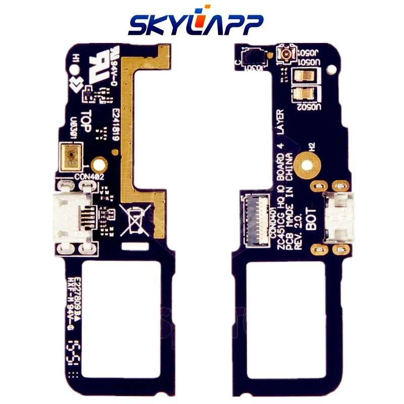 New Flat Cable For Asus ZenFone C (ZC451CG) microphone charge connector Board Flex Ribbon Flexible Free shipping | Компьютеры и офис