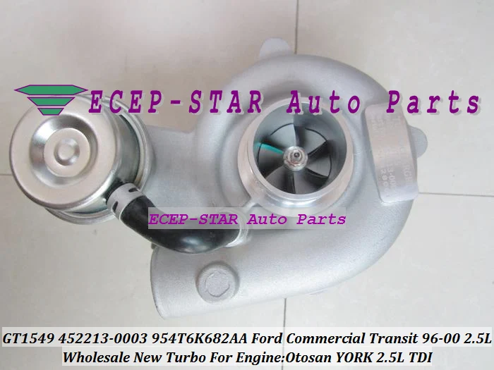 Бесплатная доставка GT1549 452213 0003 0001 Y4T6K682AA Turbo для Ford коммерческий транзит Ван Йорк
