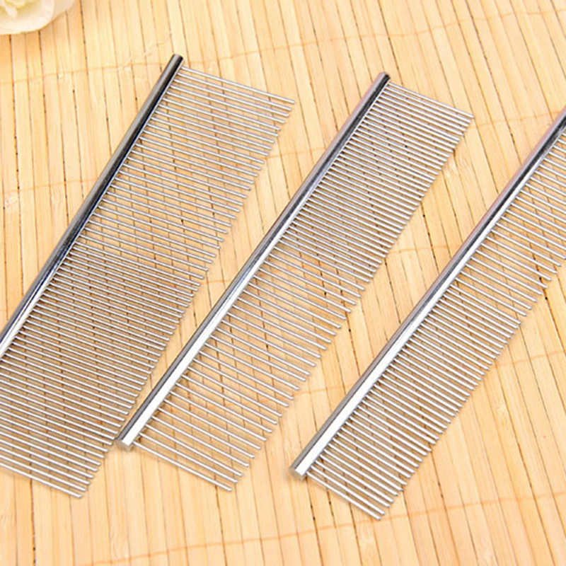 3 размера нержавеющая сталь собачья булавка для домашних животных расческа