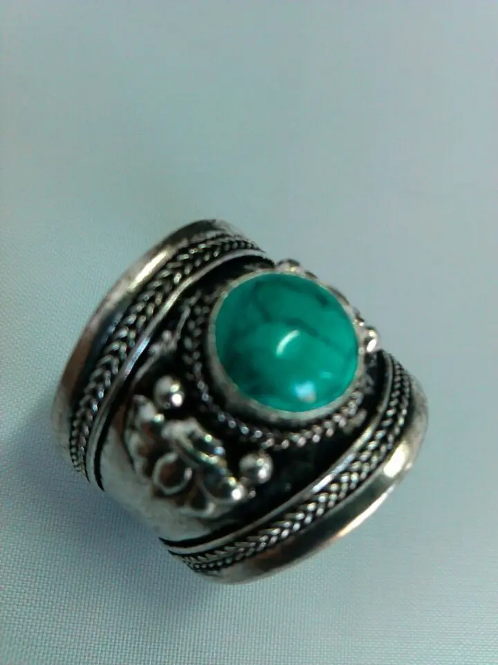 Доставка&gt 1 непальское/тибетское серебряное кольцо с большим пальцем | Украшения