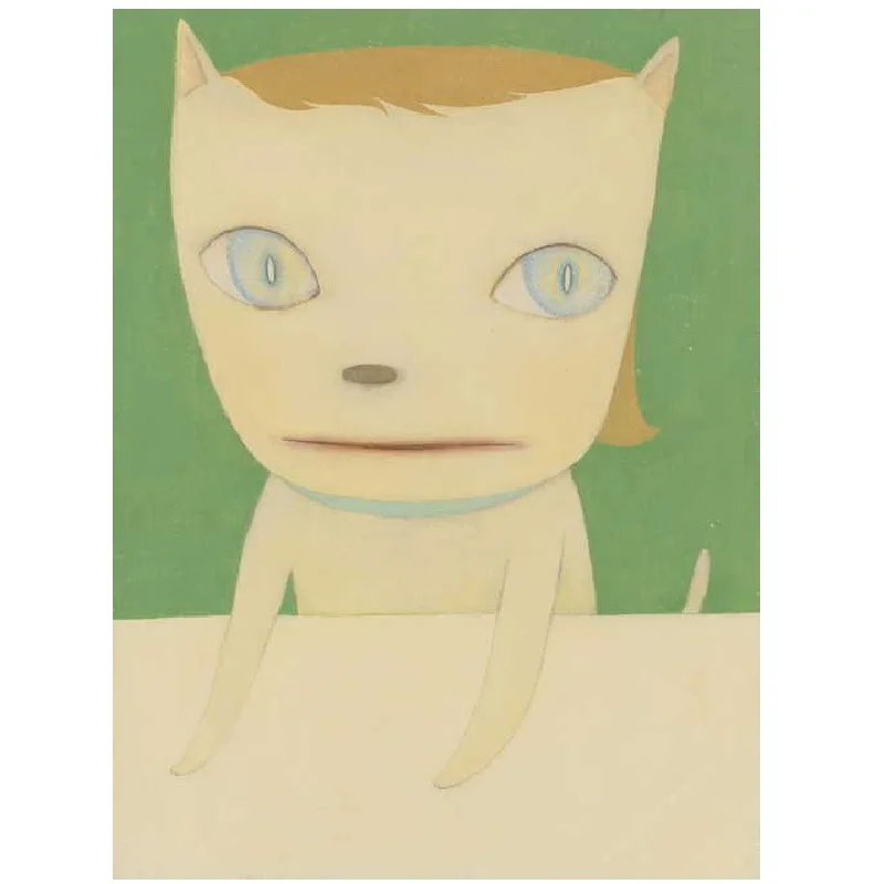Ручная роспись мультфильм картина Yoshitomo Nara Sleepwalking куклы холст Художественная