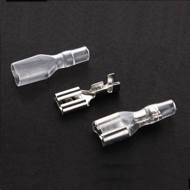 

Штекерные Пружинные клеммы 4,8 мм, вставка холодной клеммы, толстый проводной разъем, гнездовые клеммы проводки, обжимная Клемма холодного п...