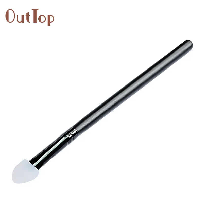 Лучшая сделка OutTop новая деревянная ручка для лица грязевая маска смешивающая кисть Косметический макияж тени для век набор кистей 1 шт. LSY1122 X0423 2 15