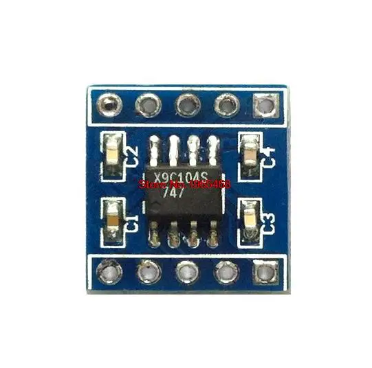 Цифровой потенциометр x9c104 10 шт./лот модуль 100 цифровой для регулировки баланса