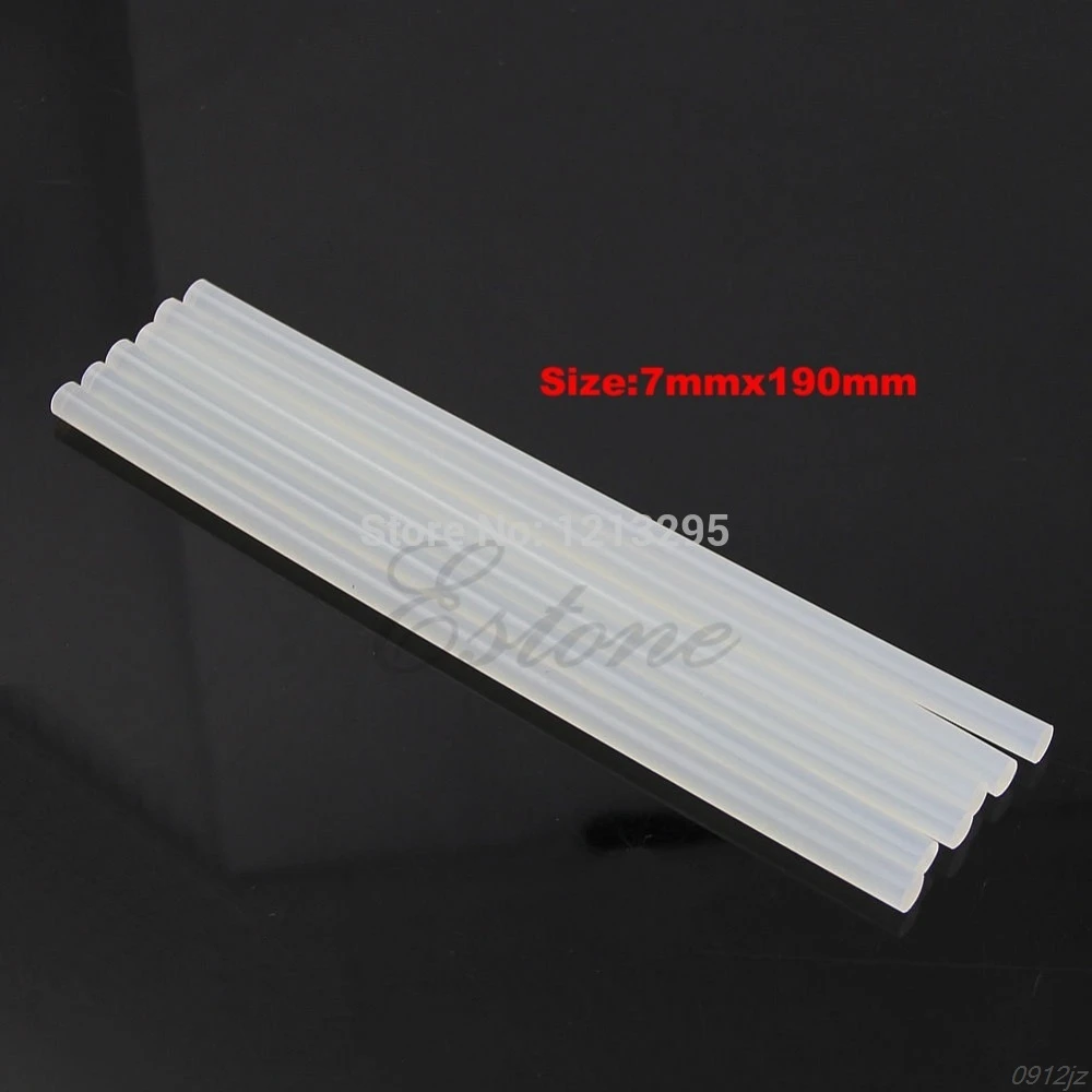 

6Pcs 7mm Hot Melt Glue Sticks For Electric Glue Gun Craft Album Repair New Drop ship