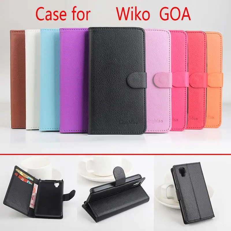 Флип чехол для Wiko GOA оригинальный брендовый Оригинальный бумажник телефона