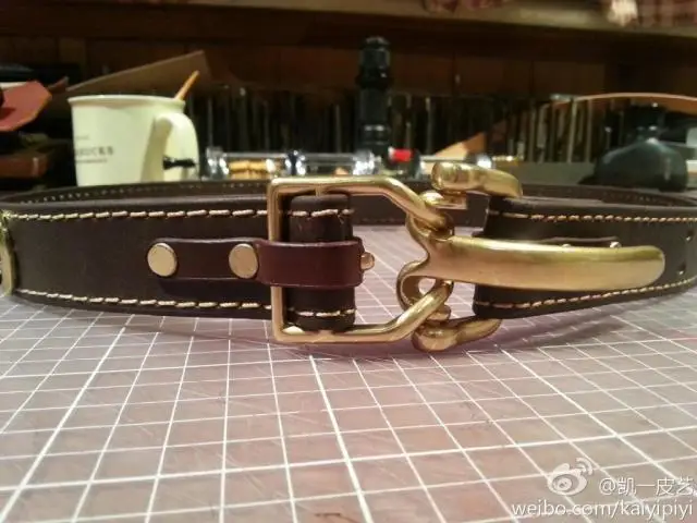 Поделки johnleather «сделай сам» фурнитура высокого качества твердая латунь кавалерийская сумка Пряжка ремня отделка бор#90591-B30