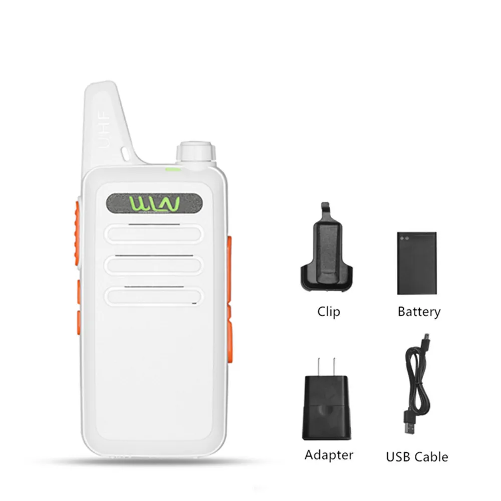 Without Box White WLN мини рация KD-C1 двухстороннее радио гоночный автомобиль KDC1 CB радиостанция UHF портативный беспроводной fm-приемопередатчик - Цвет: Without Box White
