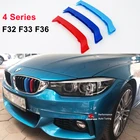 Передняя решетка для Мотоцикла BMW 4 серии F32 F33 F36 420i 425i 428i 430i 435i 440i 3D M, наклейки на гриль для 2014-2018