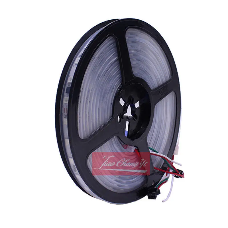 WS2811 60 светодиодный/m 24V светодиодный цифровой RGB гибкий IP67 Водонепроницаемый 5M