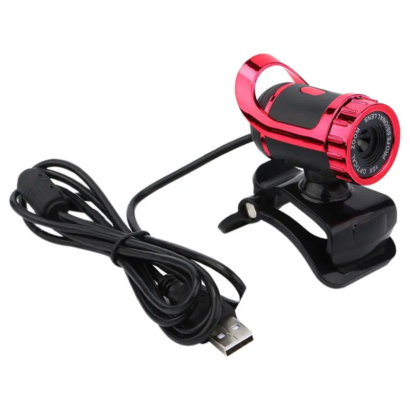 

2022.USB 2.0 360 Degree Webcam Web Camera HD 50MP with MIC Clip-on for Computer PC Laptops