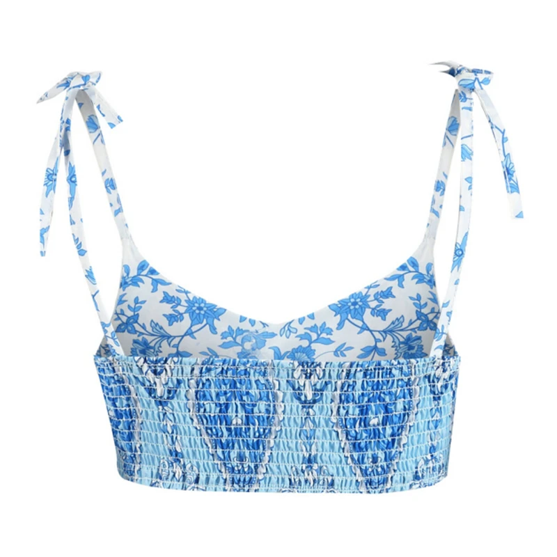 Женский комплект одежды из 2 предметов короткий топ без рукавов длинные штаны с