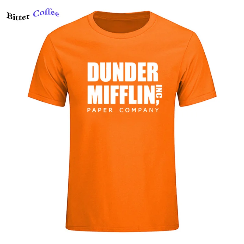 Лидер продаж Новая мужская рубашка с коротким рукавом в офис ТВ шоу Миффлин