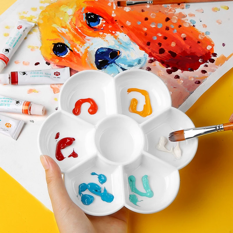 BGLN имитация керамики пластик сливовая цветовая палитра гуашь акварель китайская